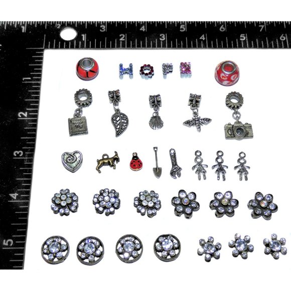 Vintage to Modern Charm Pendant HUGE Lot 30+ - Picture 2 of 3